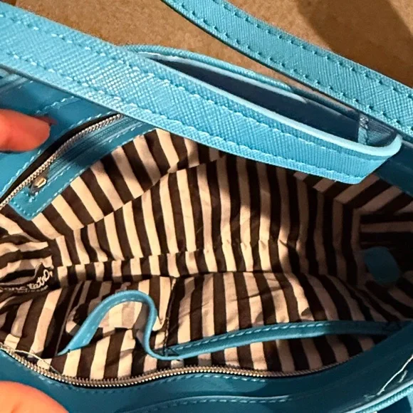 Marc Tetro Blue Dog Print Women's Bag and Cardholder Set - Picture 3 of 5